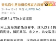 杭州绿城队逼平上海申花队，保持不败势头的简单介绍